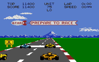 Pole Position II for the Atari 7800