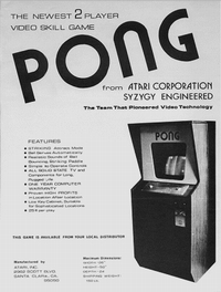 Reklamn letk na Pong